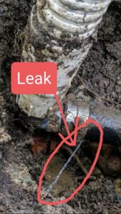 a pool leak missed for years